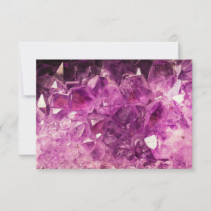 OSA Amethyst Gemstone Image Shiny and Sparkly Kort