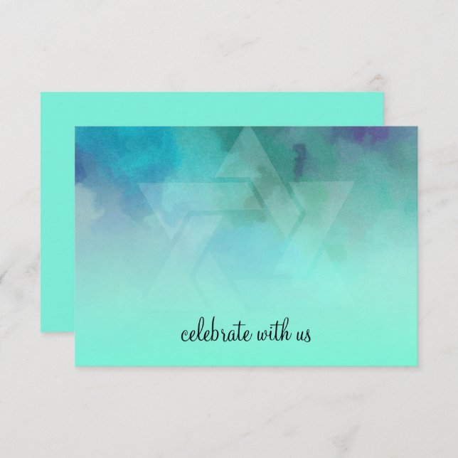 OSA Aqua och Blue Star of David (Fram/baksida)