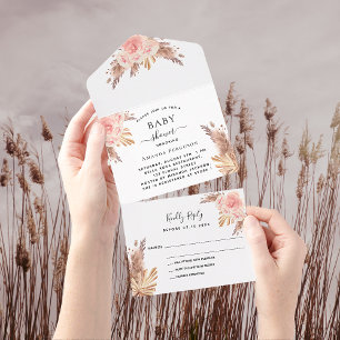 Osa av babypampasgräs ro guld blommigt