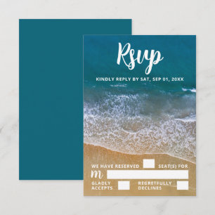 Osa av Blue Sea Beach Wedof Kort