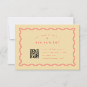 OSA av daisy med QR-kod Kort