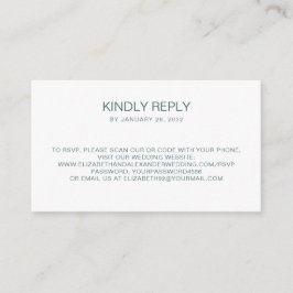 Osa av enkel vit QR-online Tilläggskort