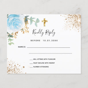 Osa av eukalyptus baptism i budgetblått blommigt