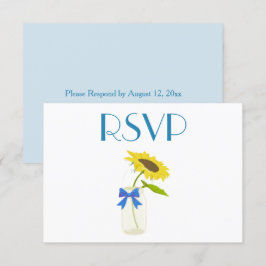 Osa av friska solrosor inbjudningar