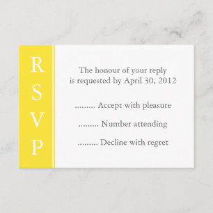 Osa av händelse eller svarskort för Canary Gult Kort