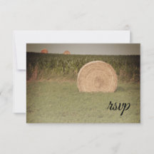 Osa av Landsbyggsbröllopet Farm Hay Bales