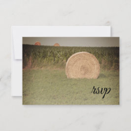 Osa av Landsbyggsbröllopet Farm Hay Bales