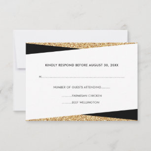 Osa av Professionell i Black & Guld Glitter Busine