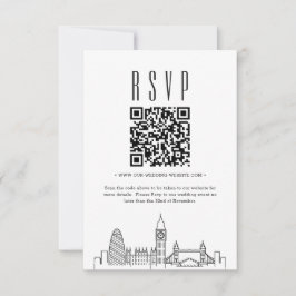 Osa av QR-kod för London Bröllop Inbjudningar