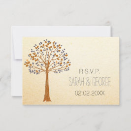 Osa av Rustic Fall Wedding 3,5 x 5 Kort