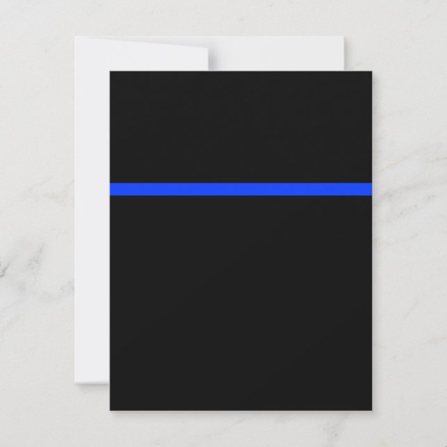 Osa av Thin Blue Line-polishändelse Kort (Framsida)