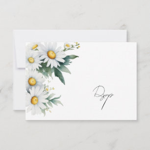 Osa av Wildblommor-daisy med val av måltid Kort