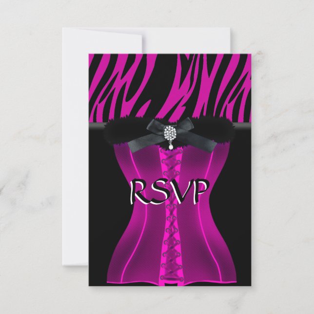 OSA Birthday Rosa Zebra Black Dress (Framsida)