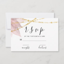 OSA Black White Ro Blommigt Minimal Golden Ljus