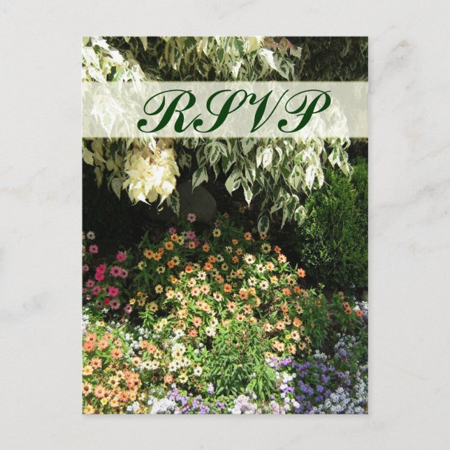 OSA blomsterträdgård Inbjudan Vykort (Framsida)