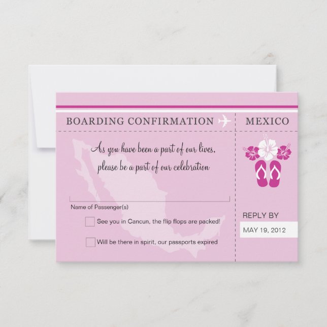 OSA Boarding Pass to MEXICO (Framsida)