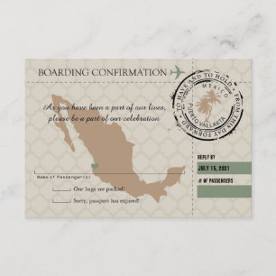 OSA Boarding Pass to Mexico Kort
