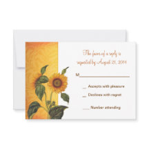 osa bröllop-design med solros