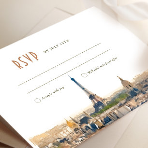 OSA Bröllop Infoga Paris Frankrike Destination Inv Inbjudningar