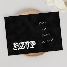 OSA Chalkboard-Stil-inbjudningskort