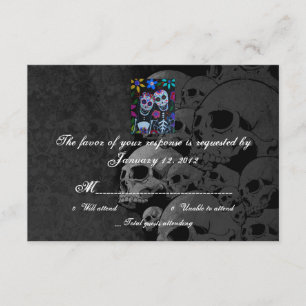 OSA Day of the dead Bröllopskort Kort