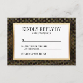 OSA | Elegant Formell gyllene geometri på svart