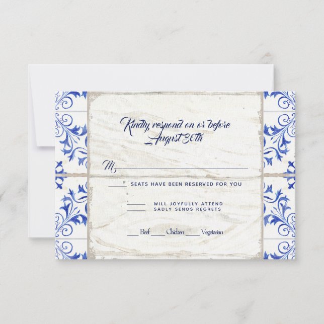 OSA Farmhouse Farm Lapis Blue White Wood Rustic (Framsida)