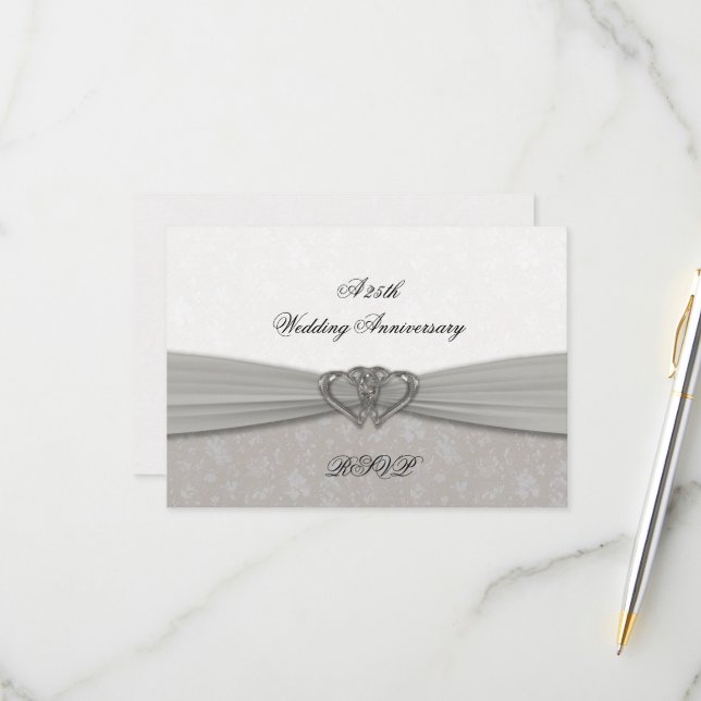 Osa för 25-årsdagen av Damask-Bröllop (Fram/Back In Situ)