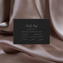 Osa för alternativ för vanlig svart middag