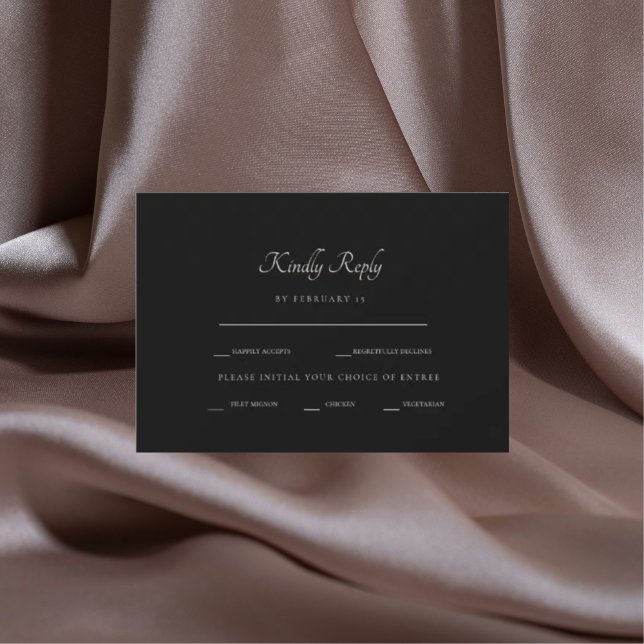 Osa för alternativ för vanlig svart middag kort (Skapare uppladdad)