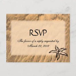 Osa för Beach Menu Inbjudan Vykort