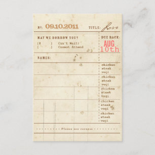 OSA för Bibliotek Card Kort