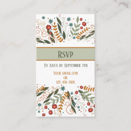 Osa för Blommigt av vindjungelblommor Tilläggskort