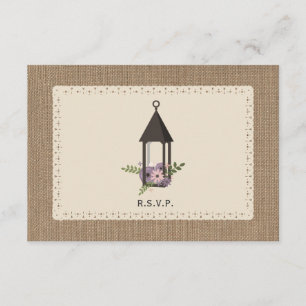 Osa för Blommigten Burlap & Snöre Inspired Lantern Kort