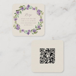 Osa för botaniskt andningsskydd (Lavender Lila) QR Tilläggskort