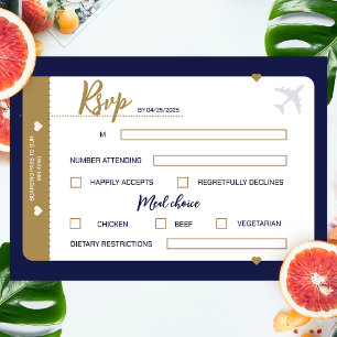 Osa för Calligraphy Boarding Pass Destination Wedd