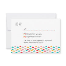 Osa för färgfulla geometriska triangulära hörn