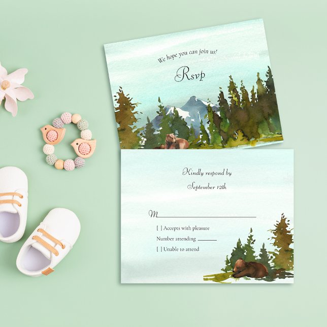 Osa för Forest Äventyr Bear Baby Shower (Skapare uppladdad)
