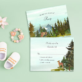 Osa för Forest Äventyr Hjort Baby Shower