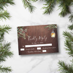 Osa för julWood Gräs Winter Wedding Anteckningskort<br><div class="desc">Den här designen kan vara personlig i det område som tillhandahålls genom att ändra fotot och/eller text. Du kan också anpassa den genom att klicka på Anpassa den här mallen och sedan välja klicka för att anpassa ytterligare alternativ och ta bort eller ändra färg i bakgrunden, lägga till text, ändra...</div>