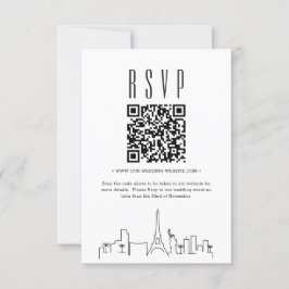 Osa för QR-kod för Las Vegas Bröllop Inbjudningar