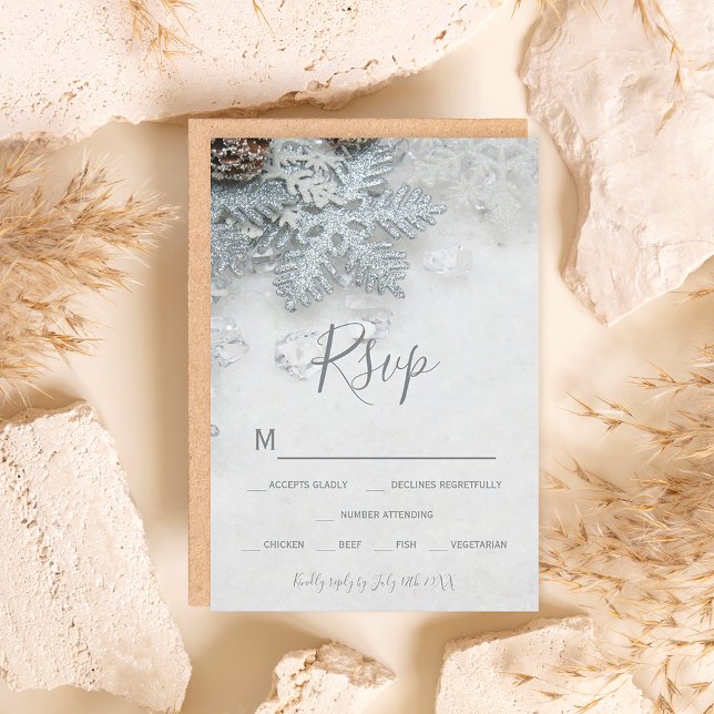 Osa för snö-typografi i Winter wonderland silver (Skapare uppladdad)
