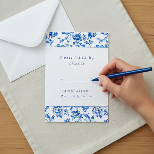 osa för svar på Blå Blommigt- för vintage-delprogr