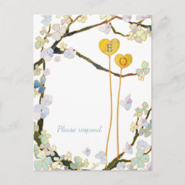 Osa för val av utomhusmåls-Bröllop Inbjudan Vykort