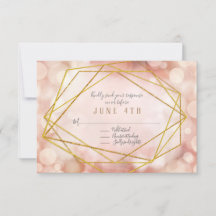 OSA Geometric Polygon Bokeh Twinkling Ljus Rosa