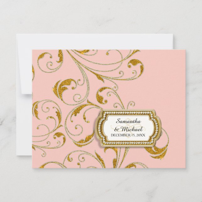 OSA Glam Old Hollywood Reisy Tie-händelse (Framsida)