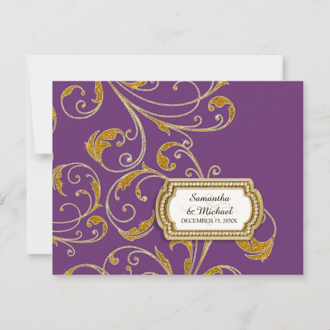 OSA Glam Old Hollywood Reisy Tie-händelse (Framsida)