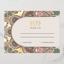 OSA Guld Rosa Reply Vintage Art nouveau