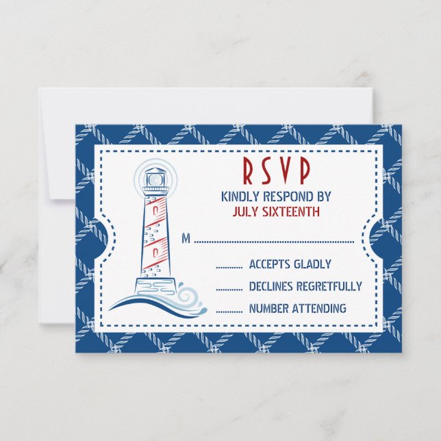 Osa i Biljett vid Nautical Wedding (Framsida)