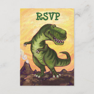 Osa i Tyrannosaurus Rex Party Centre Kort